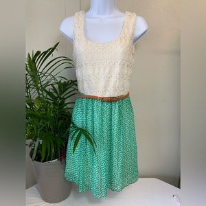 Sold…As U Wish Summer Dress with Belt